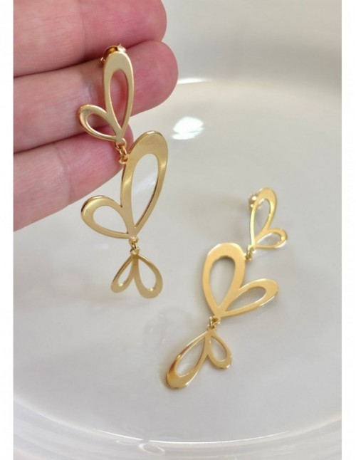 AROS BAÑADOS EN ORO 72MM