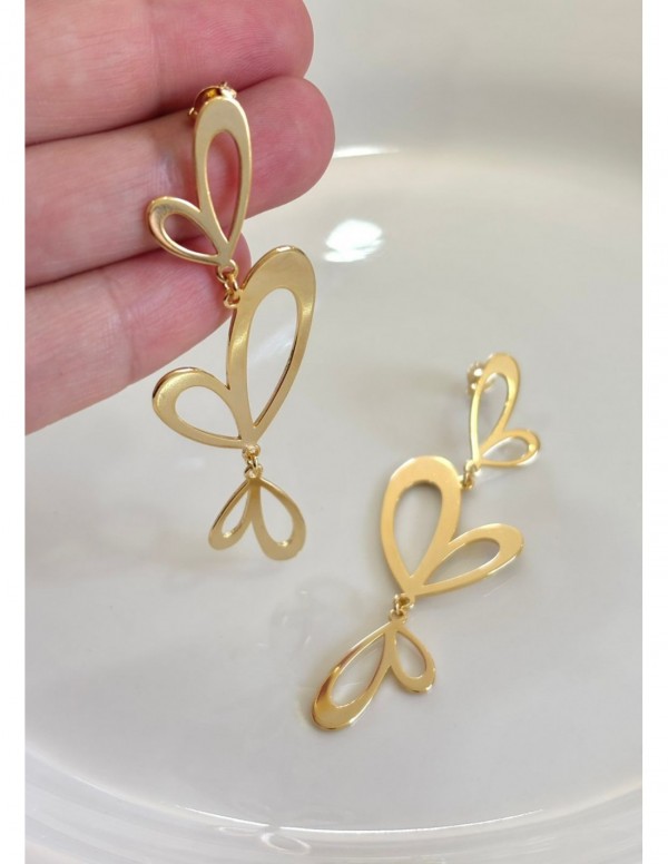 AROS BAÑADOS EN ORO 72MM