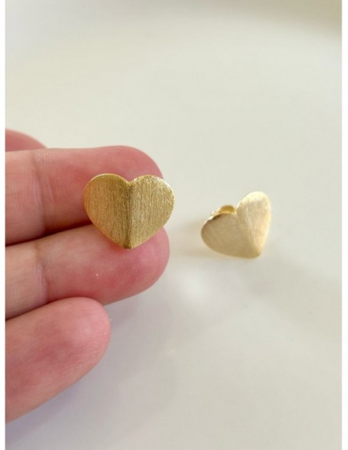 AROS BAÑADOS EN ORO CORAZON