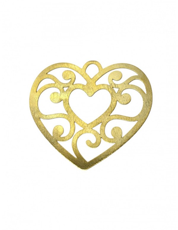 COLGANTE BAÑADO EN ORO CORAZON