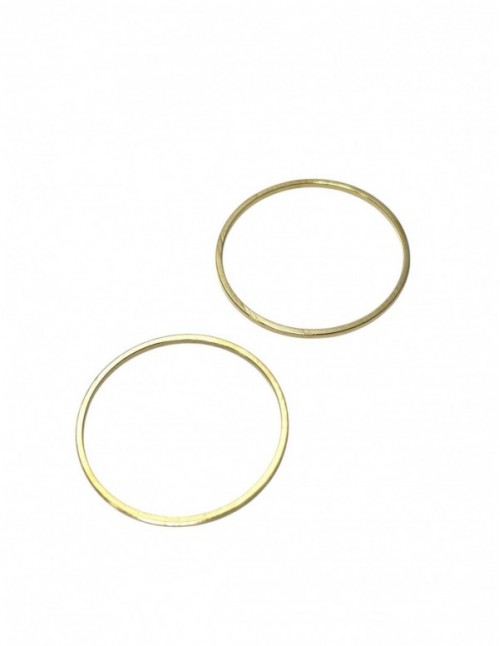 ARGOLLA BAÑADA EN ORO 22MM