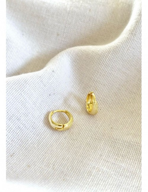 AROS BAÑADOS EN ORO ARGOLLA PEQUEÑA