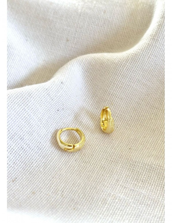 AROS BAÑADOS EN ORO ARGOLLA PEQUEÑA