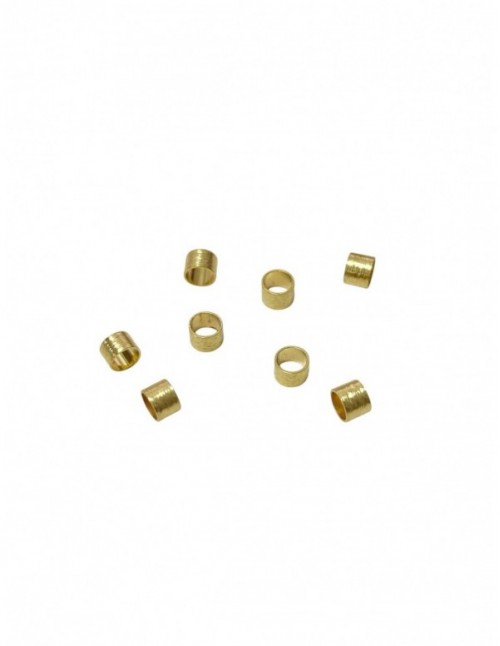 TUBO BAÑADO EN ORO 3MM