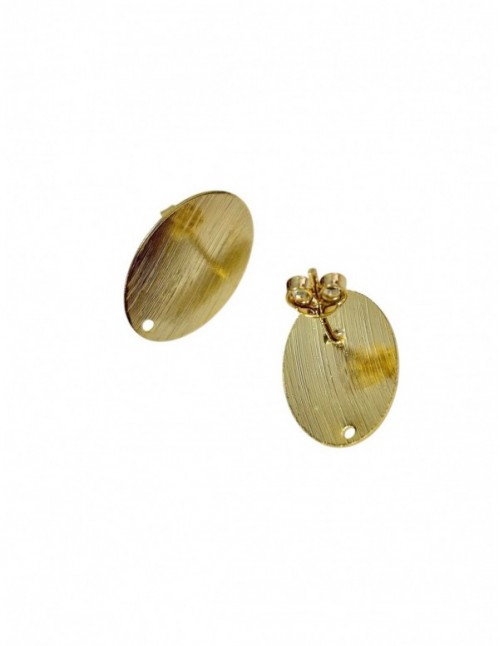 BASE OVALADA 19MM BAÑADA EN ORO