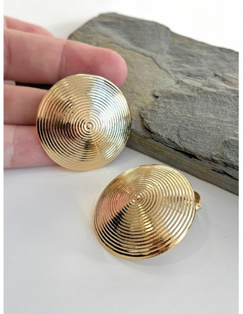 AROS BAÑADOS EN ORO CIRCULAR