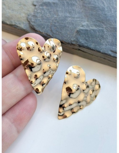 AROS BAÑADOS EN ORO CORAZON