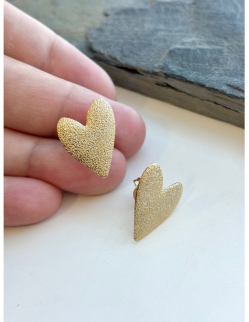 AROS BAÑADOS EN ORO CORAZON