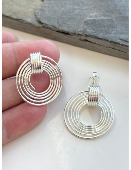 AROS BAÑADOS EN PLATA