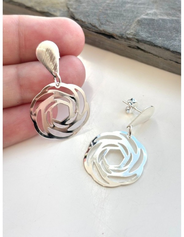 AROS BAÑADOS EN PLATA