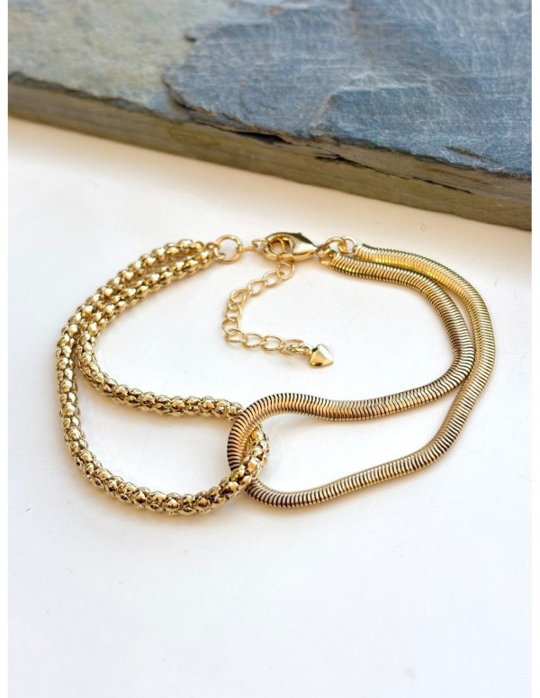 PULSERA BAÑO DE ORO