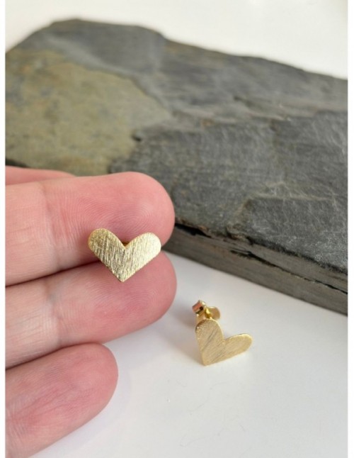 AROS BAÑADOS EN ORO CORAZON