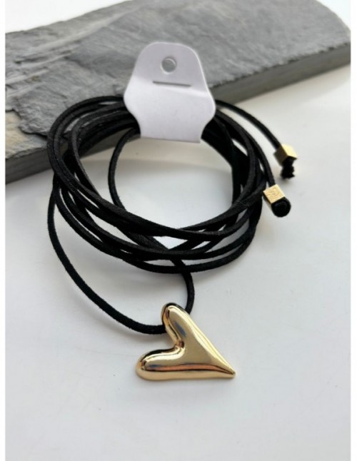 COLLAR BAÑADO EN ORO CORAZON