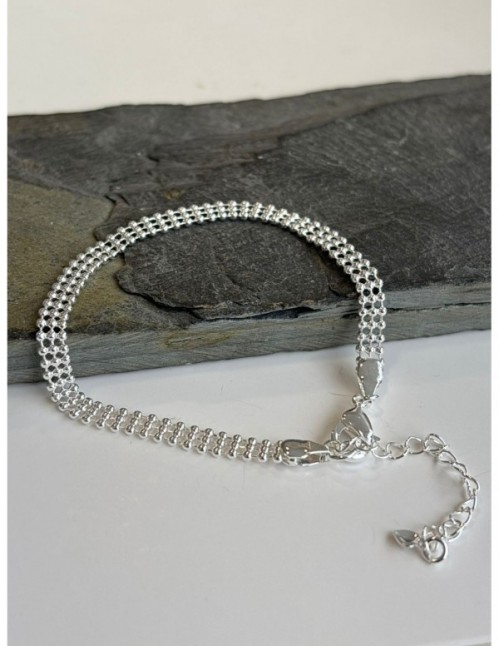 PULSERA BAÑADA EN PLATA