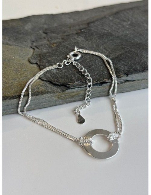 PULSERA BAÑADA EN PLATA