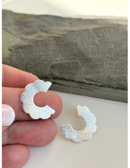 AROS BAÑADOS EN PLATA