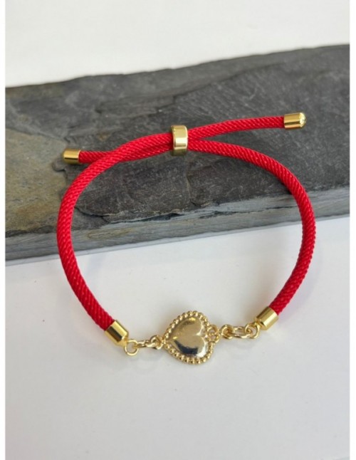 PULSERA BAÑADA EN ORO ROJA PROTECCIÓN