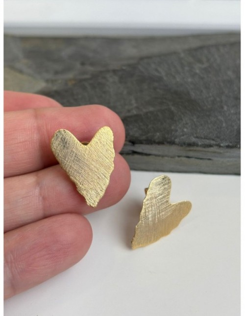 AROS BAÑADOS EN ORO CORAZON
