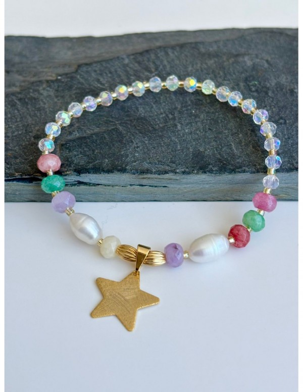 PULSERA BAÑADA EN ORO ESTRELLA