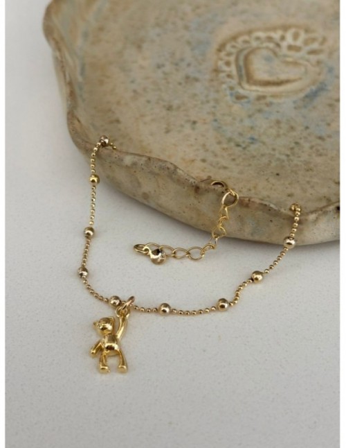 PULSERA BAÑADA EN ORO OSO