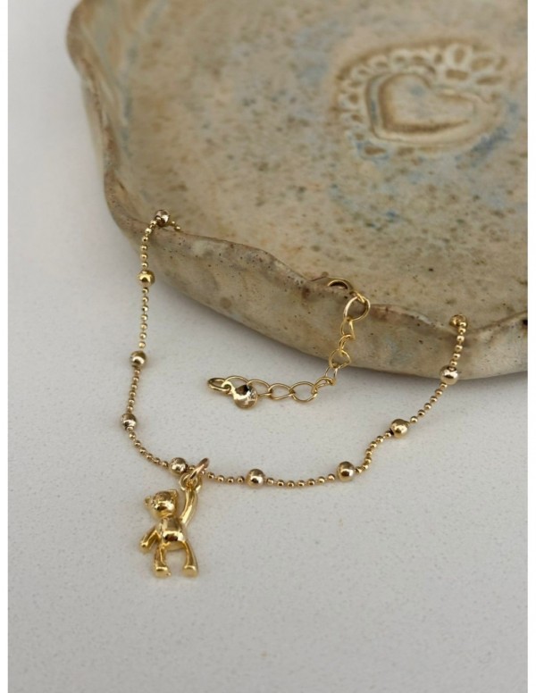 PULSERA BAÑADA EN ORO OSO