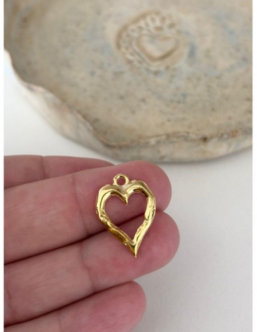 DIJE BAÑADO EN ORO CORAZON