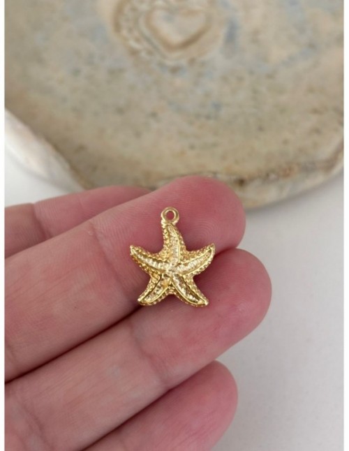 DIJE BAÑADO EN ORO ESTRELLA