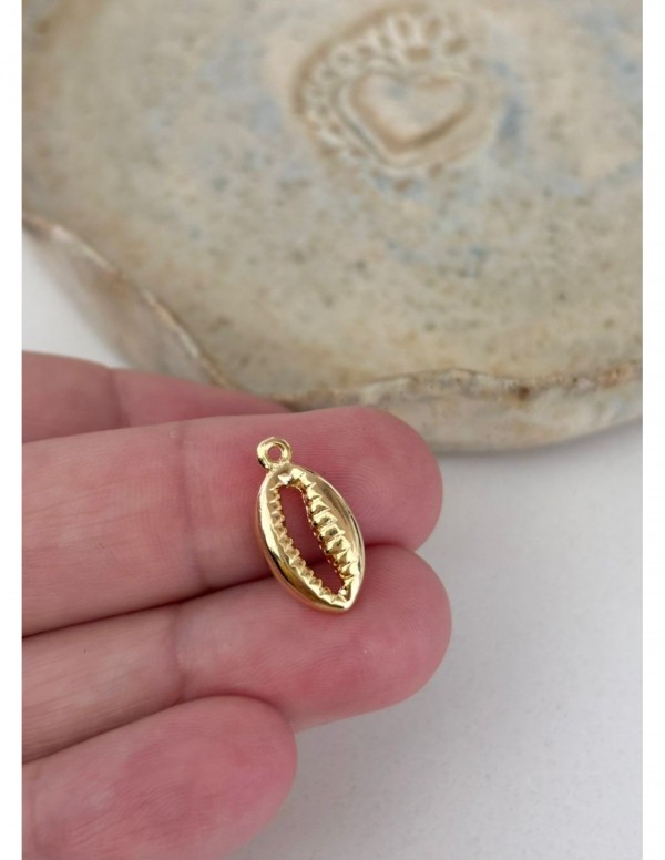 DIJE BAÑADO EN ORO CARACOLA