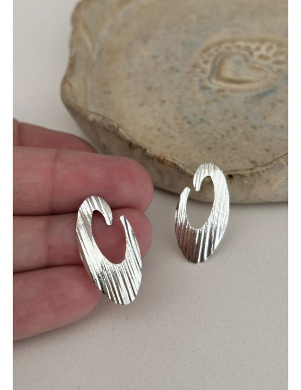 AROS BAÑADOS EN PLATA