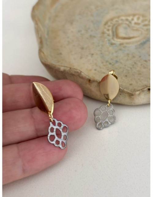 AROS BAÑADOS EN ORO Y GRAFITO