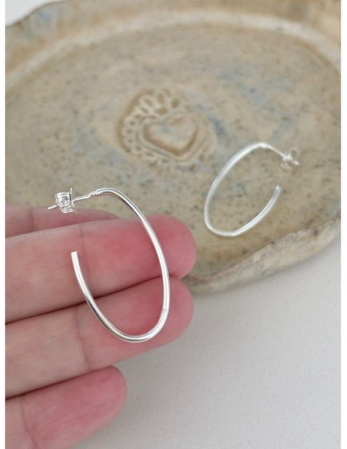 AROS BAÑADOS EN PLATA