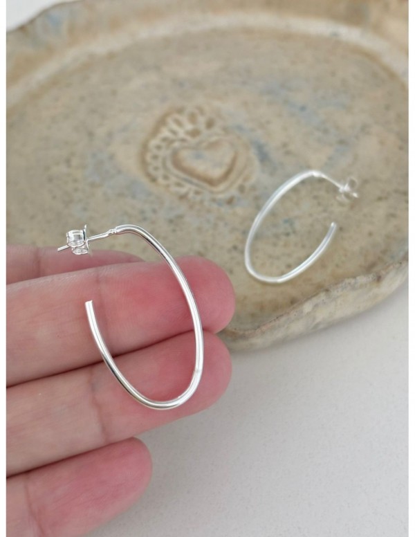 AROS BAÑADOS EN PLATA