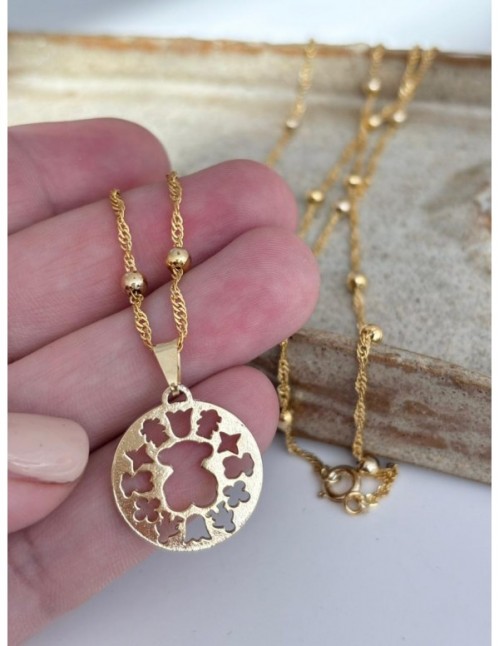 COLLARES BAÑADO EN ORO