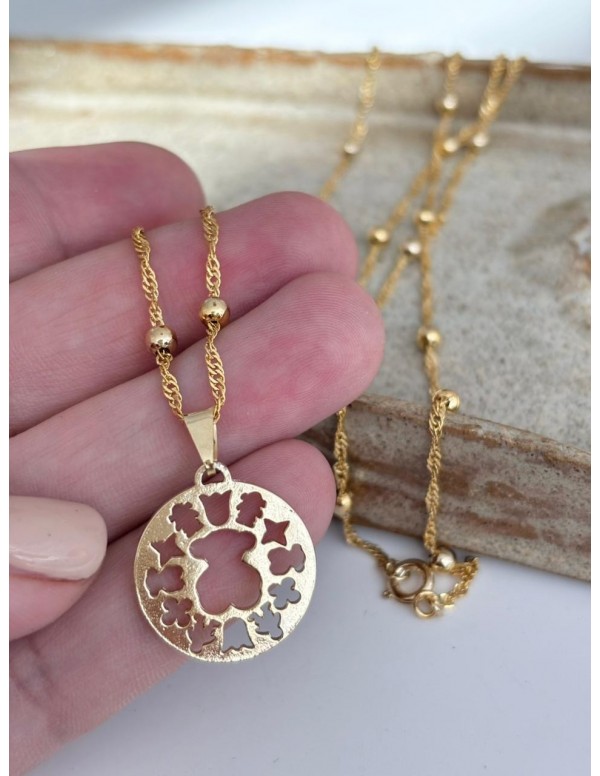 COLLARES BAÑADO EN ORO