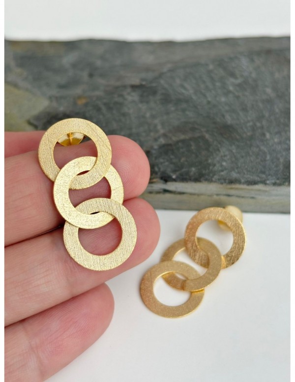 AROS BAÑADOS EN ORO ARGOLLAS