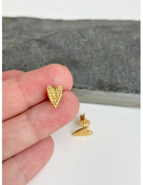 AROS BAÑADOS EN ORO CORAZON