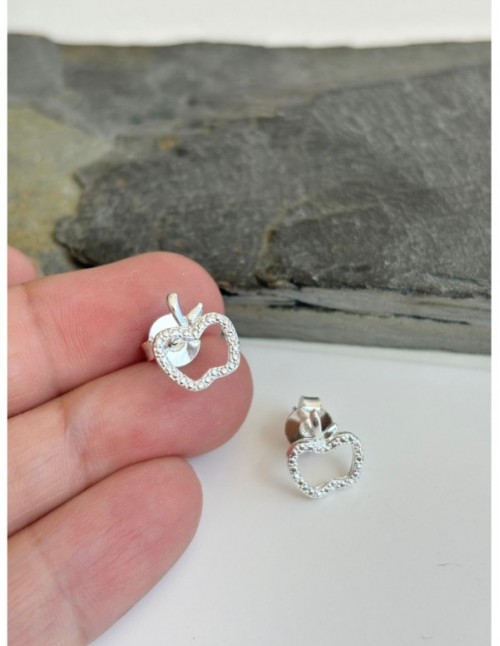 AROS BAÑADOS EN PLATA MANZANA