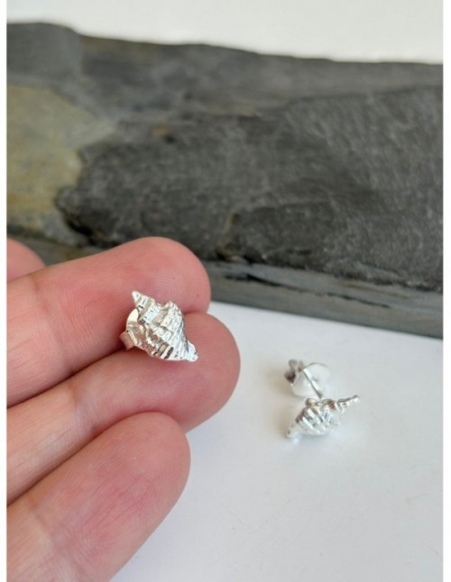 AROS BAÑADOS EN PLATA CONCHA