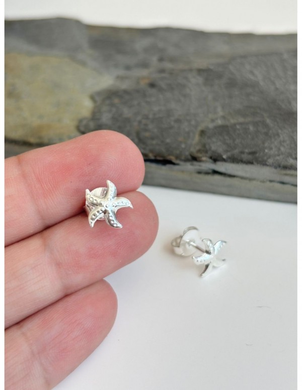 AROS BAÑADOS EN PLATA ESTRELLA