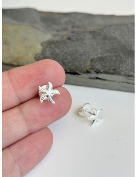 AROS BAÑADOS EN PLATA ESTRELLA