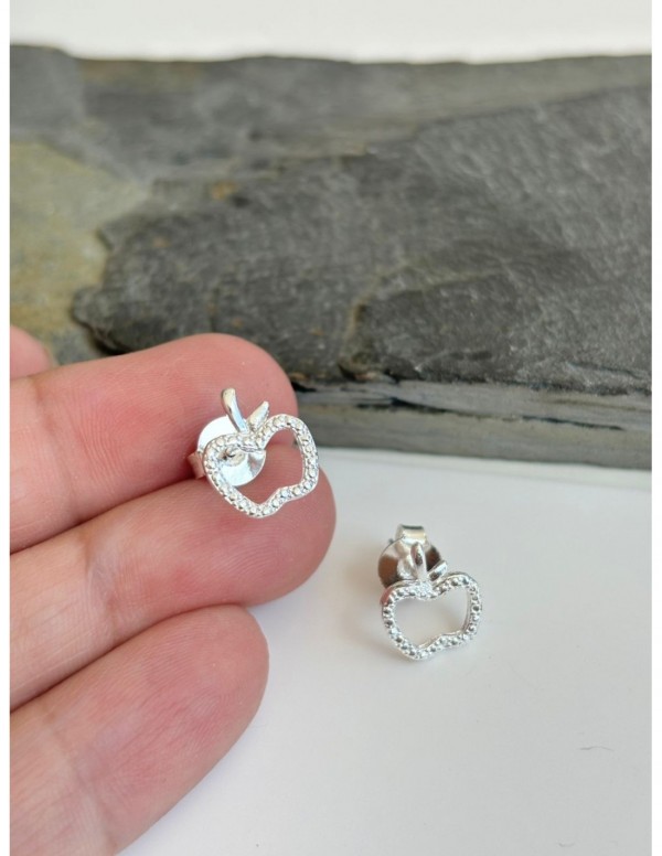 AROS BAÑADOS EN PLATA MANZANA