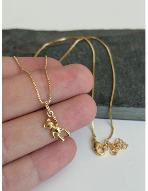 COLLARES BAÑADOS EN ORO OSO