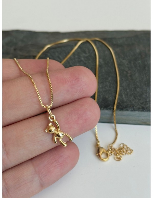 COLLARES BAÑADOS EN ORO OSO