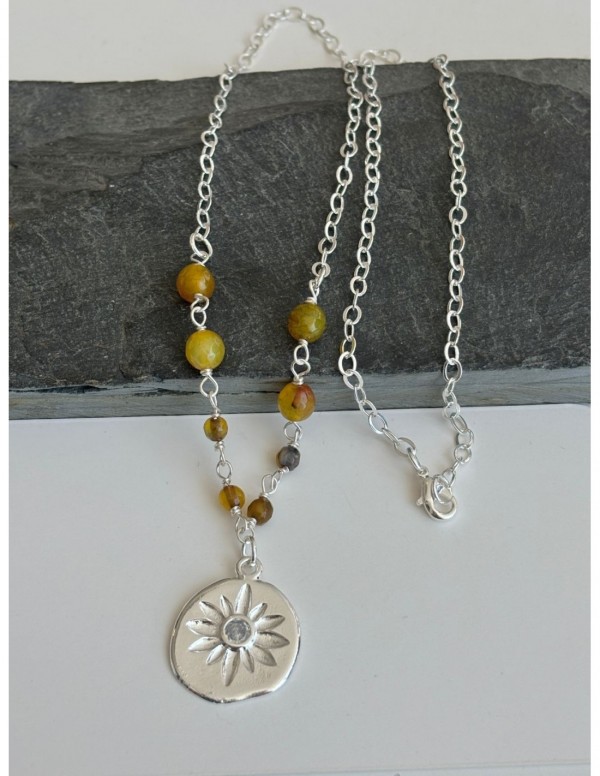 COLLARES BAÑADOS EN PLATA 50CMS