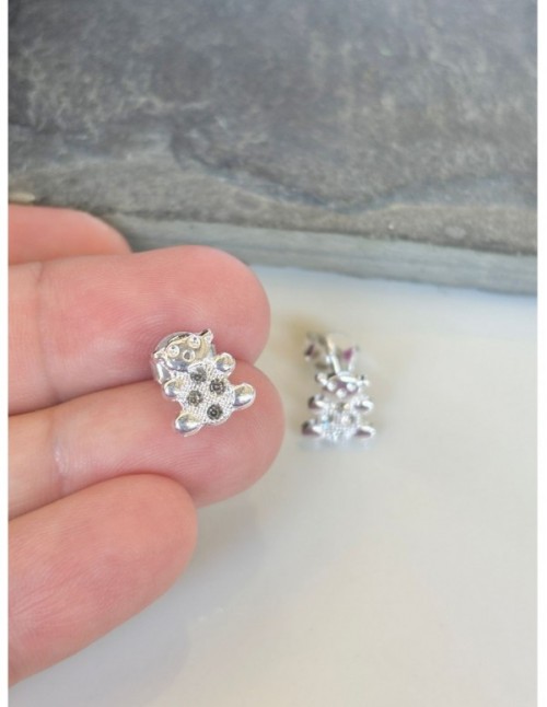 AROS BAÑADOS EN PLATA OSO