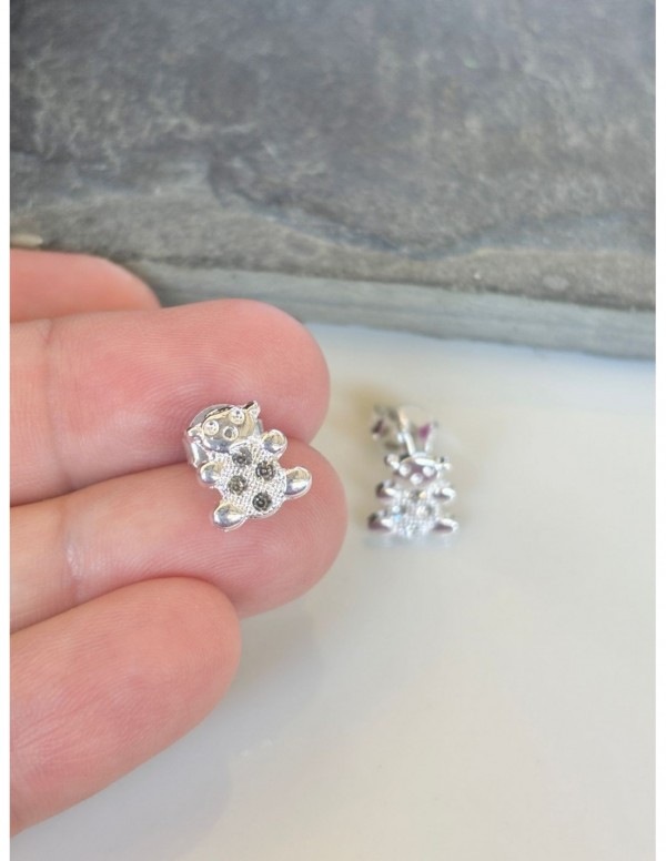 AROS BAÑADOS EN PLATA OSO