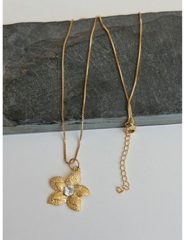 COLLAR BAÑADO EN PLATA CORAAZON