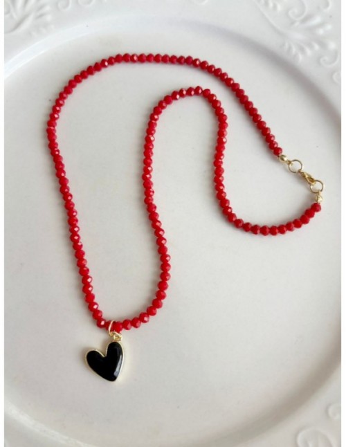 COLLARES BAÑADOS EN ORO DIJE CORAZON