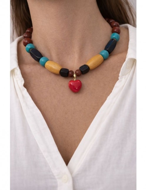 COLLAR BROCHE BAÑADO EN ORO