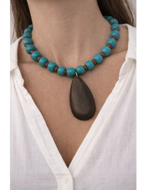 COLLAR BROCHE BAÑADO EN ORO